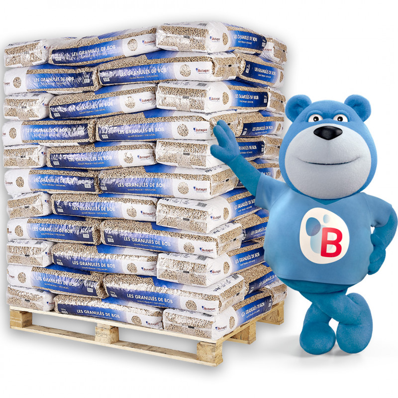 Pellet Butagaz DIN+ 100% résineux - palette de 66 sacs de 15KG – Image 2